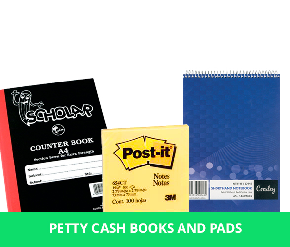 Petty Cash Books and Pads