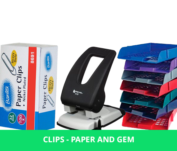 Clips - Paper and Gem