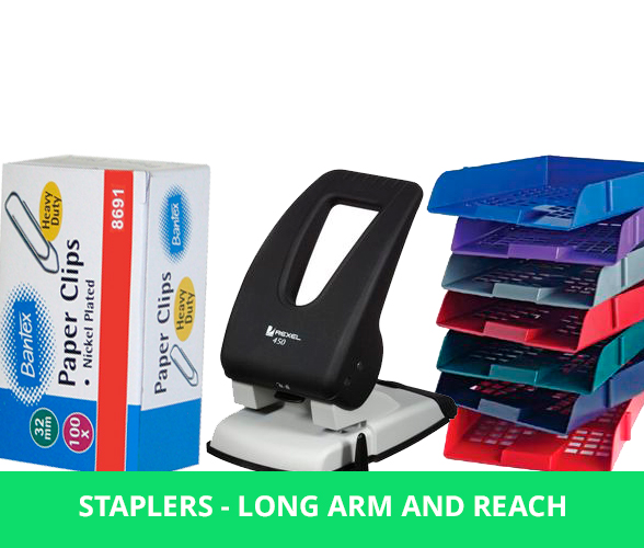 Staplers - Long Arm and Reach