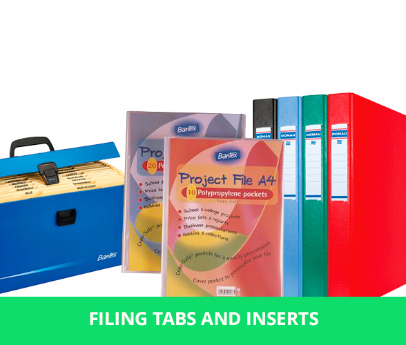Filing Tabs and Inserts