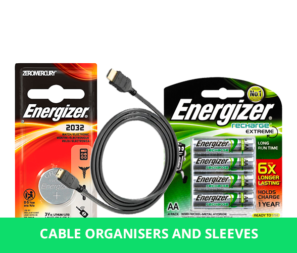 Cable Organisers and SleevesBatteries