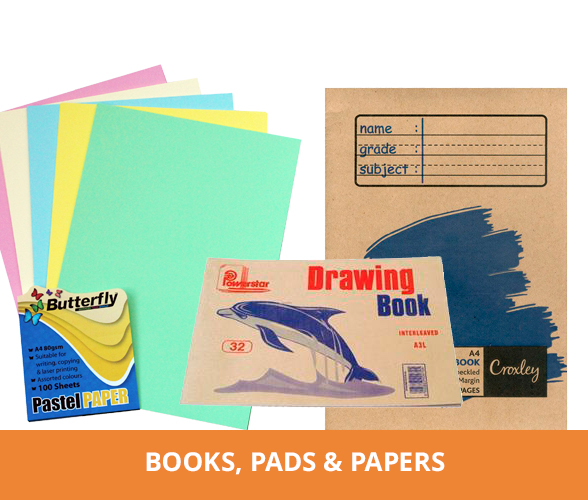 Books, Pads & Papers