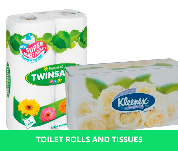 Toilet Rolls and Tissues